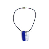 Mitad Glass Pendant - Navy