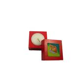 Tea Light Box - Red Seashell