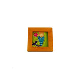 Handpainted Squares Magnet