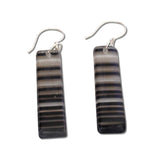 LGAN Glass Earrings - Navy