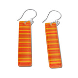 LGAN Glass Earrings - Orange