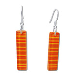 LGAN Glass Earrings - Amber