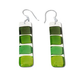 LMOL Glass Earrings - Lime Green