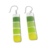 LMOL Glass Earrings - Lime Green