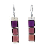 LMOL Glass Earrings - Aqua