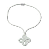 Mariposa Mini Glass Pendant - White