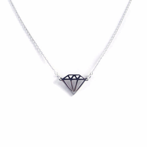 Diamond Silhouette Necklace