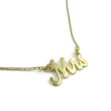 Mrs Gold Necklace