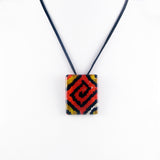 Navajo Glass Pendant - 5 Colors Available