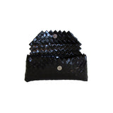 Recycled Candy Wrapper Clutch - Black