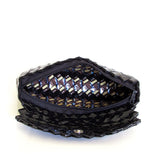 Recycled Candy Wrapper Clutch - Black