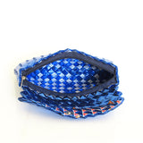 Recycled Candy Wrapper Clutch - Blue