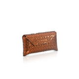 Recycled Candy Wrapper Clutch - Brown