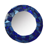 Small Mosaic Glass Mirror - Pink