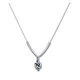 Separate Double Knot Y Necklace