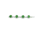 Infinity Bracelet - Green Opaque Matte