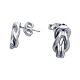 Double Infinity Knot Earrings